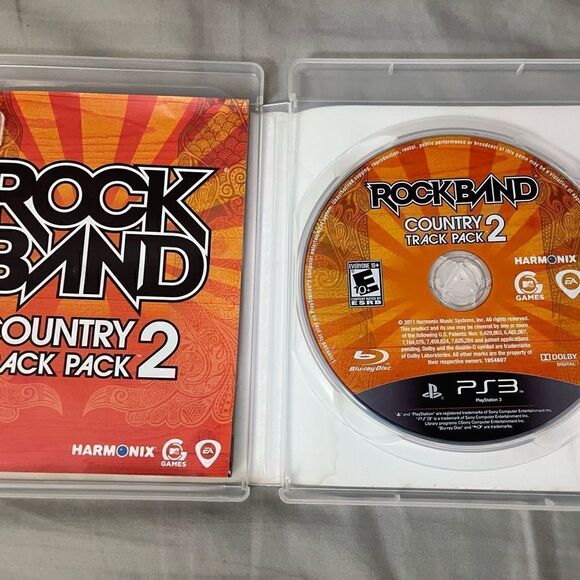Rock Band Country Track Pack 2 Sony PlayStation 3 PS3 *TESTED* - Picture 2 of 3